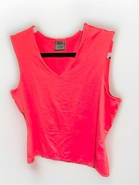 LBH Bright Pink V-Neck Tank Top